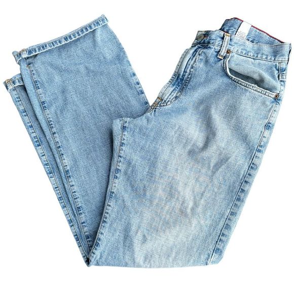 Vintage 90’s Y2K Lucky Brand Jeans Dungarees Bootcut  Style Size 32 - Picture 1 of 9
